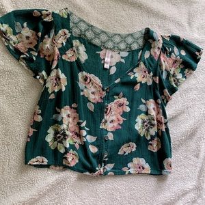 Danity floral crop top